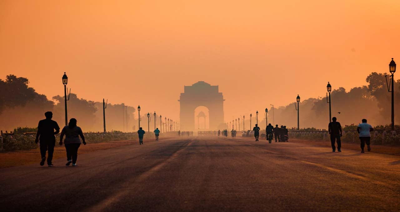 New Delhi smog. 
Image credit: Shutterstock