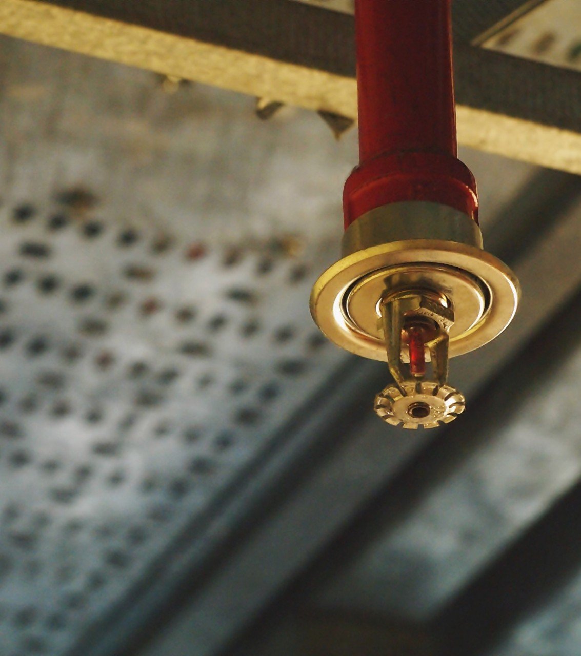 Automatic Fire Sprinkler in red water pipe System